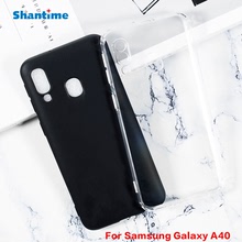 适用Samsung Galaxy A40手机壳翻盖手机皮套TPU布丁套软壳