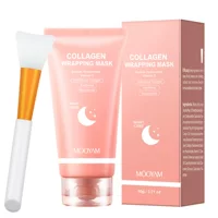 Трансграничная коллагеновая маска для кожи человека face mask Корейский коллаген Прозрачное применение Спящая маска