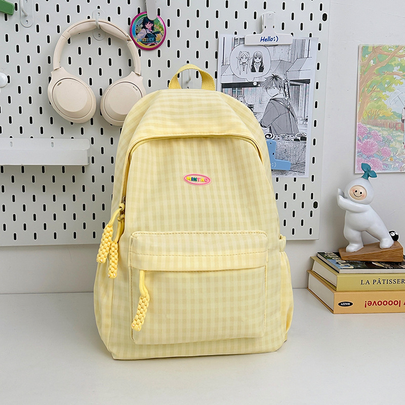 新しい和風イン新鮮で甘くてかわいい中学生と高校生向けのバックパック、カジュアルでシンプルな大容量バックパック|undefined