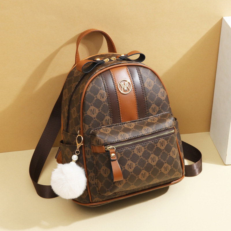 Mochila de viaje de alto nivel para mujeres 2025 nueva primavera y verano bolsas de moda para salir de gran capacidad mochila de mamá image 11