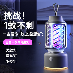 25 Years of Cross-Border Outdoor Mosquito Killer Lamp Rechargeable Courtyard Garden Mosquito Repellent Lamp Home Camping Style Powerful Electric Mosquito Killer Artifact