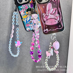 C家愛神チャーチグラデーション愛携帯電話チェーン女性バレンタインデー限定汎用携帯電話ケースストラップ