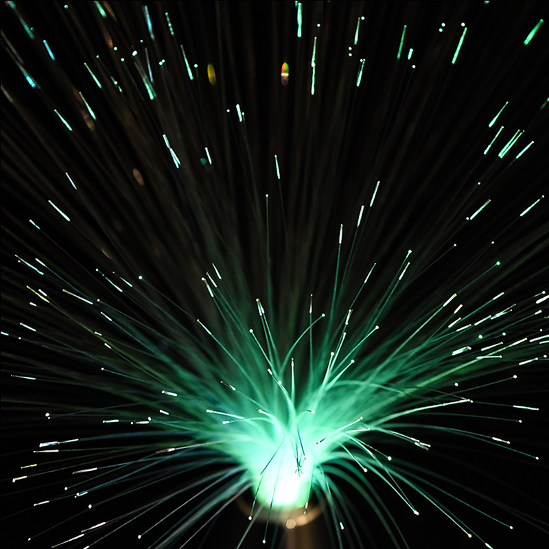 Lámpara LED de cielo estrellado para decoración del hogar y dormitorio, luz nocturna de fibra óptica, luz ambiental automática de cambio de color.