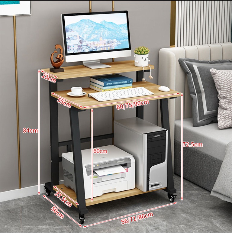 블랙 프레임 + 나뭇결 데스크탑