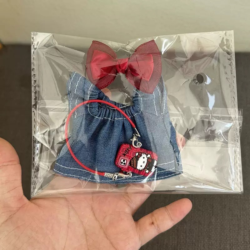 洋服のみ】17cm 一世代と二世代 ラブブベビー服ペンダント ラブブスカート バッグセット リボン 新品|undefined