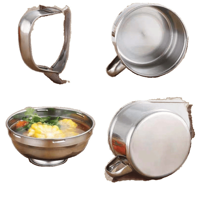 Taza de comida rápida de acero inoxidable oficina aislamiento caja de almuerzo con arroz tazón de arroz de gran capacidad caja de almuerzo de estudiantes caja de almuerzo