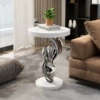 Abstract art coffee table-gun gray/high 58cm