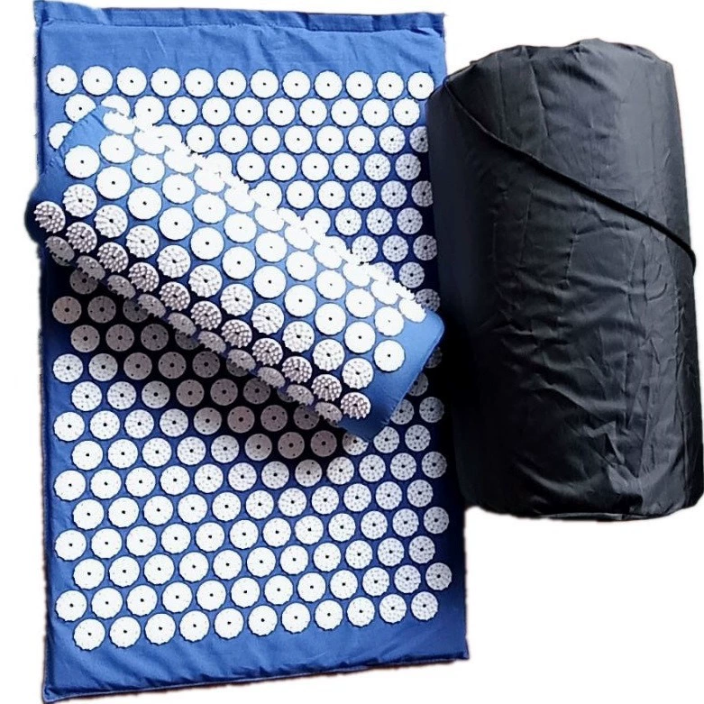 (Круглая пряжка 27 игл) акупунктурный коврик для йоги Массажный коврик набор из 3 предметов