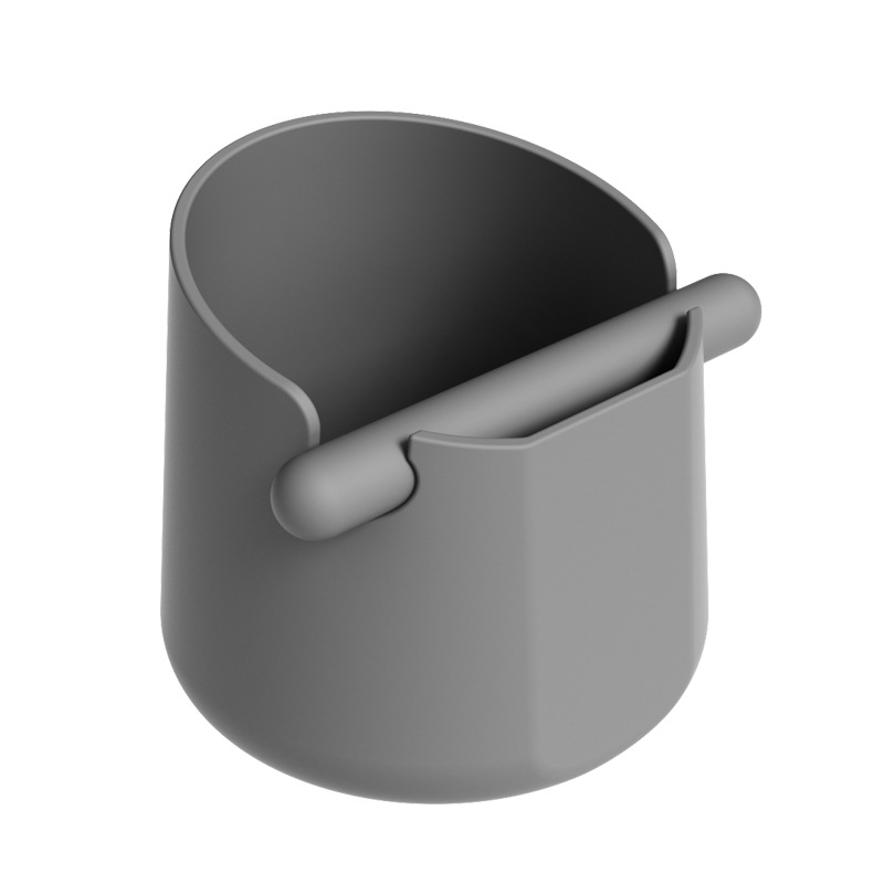 Caja de Golpes para Posos de Café de Silicona, Barra Desmontable, para Cafetería y Hogar