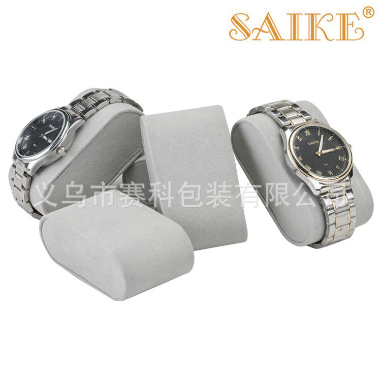 现货批发批发标准版绒布手表枕头架手表小枕头支架大量