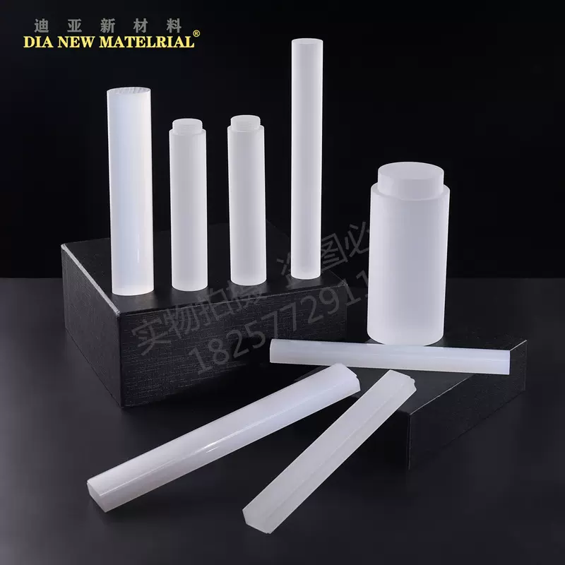 源头工厂亚克力光扩散圆棒芦苇灯磨砂棒有机玻璃喷砂奶白灯饰圆棒
