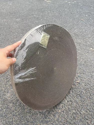 Woven paper core round cat scratcher cat bed cake bed no shedding cat claw factory direct sale can ship one piece at a time