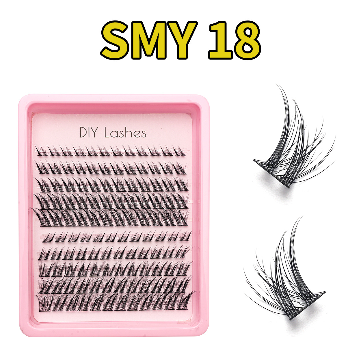 DIY transfronterizo pestañas falsas Europa y América Amazon estación independiente venta caliente segmento de flores de cabello comercio exterior fábrica al por mayor