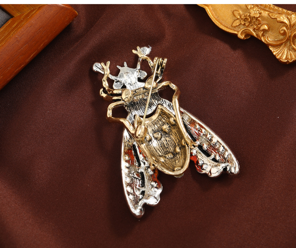 Retro Insect Alloy Enamel Unisex Brooches display picture 8