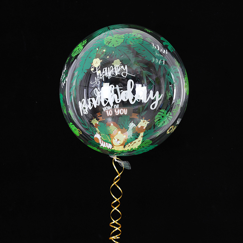 Globo transparente navideño, Santa/ muñeco de nieve