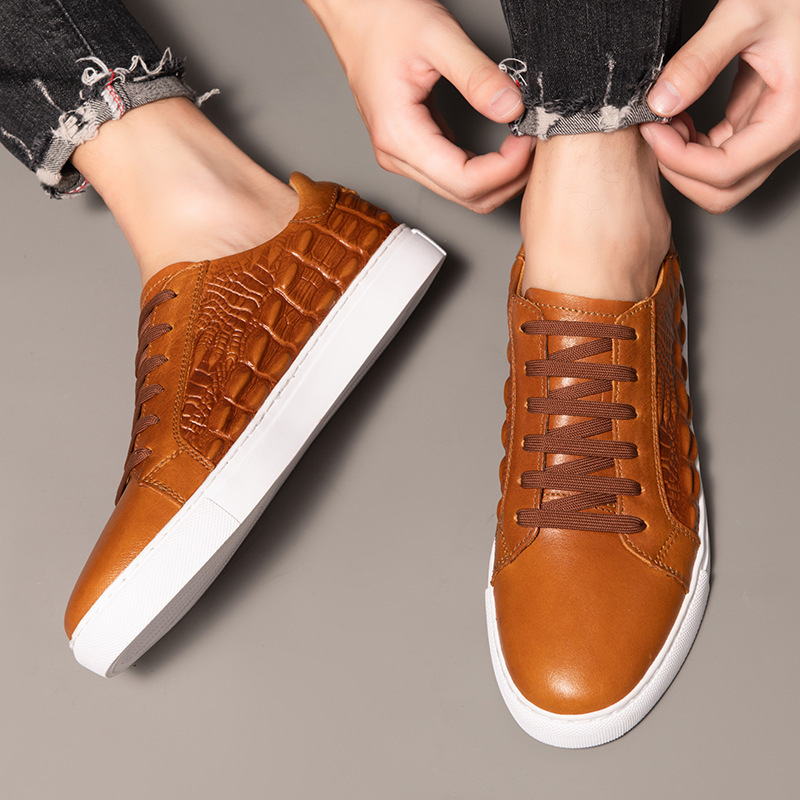 Cross-Border Foreign Trade Men's Shoes Summer Business Casual Shoes Men's Genuine Leather Crocodile Pattern Casual Shoes European Style Formal Shoes Large Size Cross-Border Foreign Trade Men's Shoes Summer Business Casual Shoes Men's Genuine Leather Crocodile Pattern Casual Shoes European Style Formal Shoes Large Size