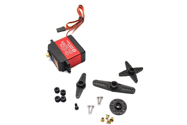 DS3120/20kg/金属齿金属壳大扭力数字数码防水舵机短卡机械臂舵机