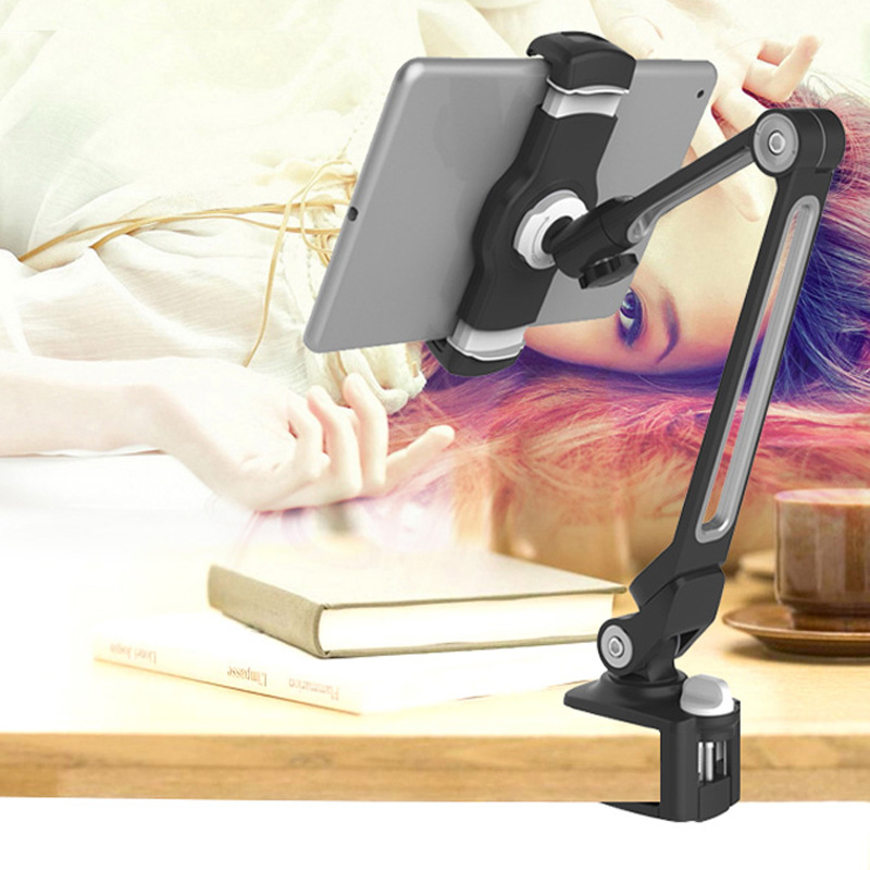 Lazy Phone Holder 203B Clip-on Bedside Stol Uslubiy Televizor/Jonli efir stendi/Planshet stendi
