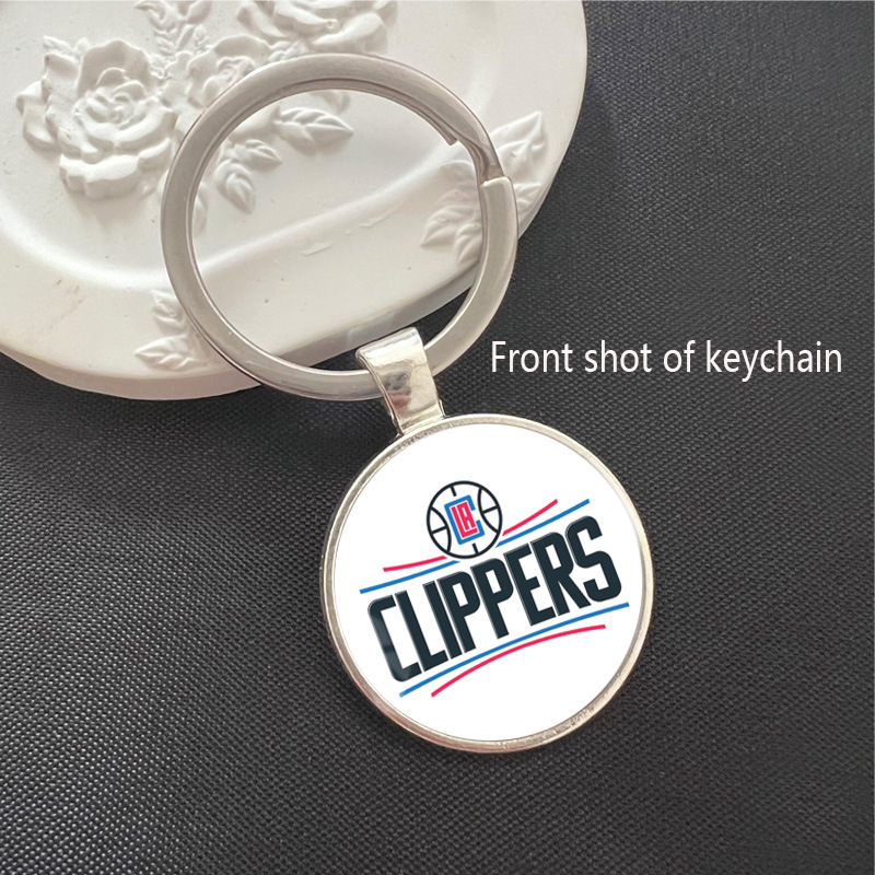 NBAチームのエンブレムのキーホルダーの時間宝石合金のペンダントのカバンの自動車の鍵のペンダントのバスケットボールのファンのプレゼント|undefined