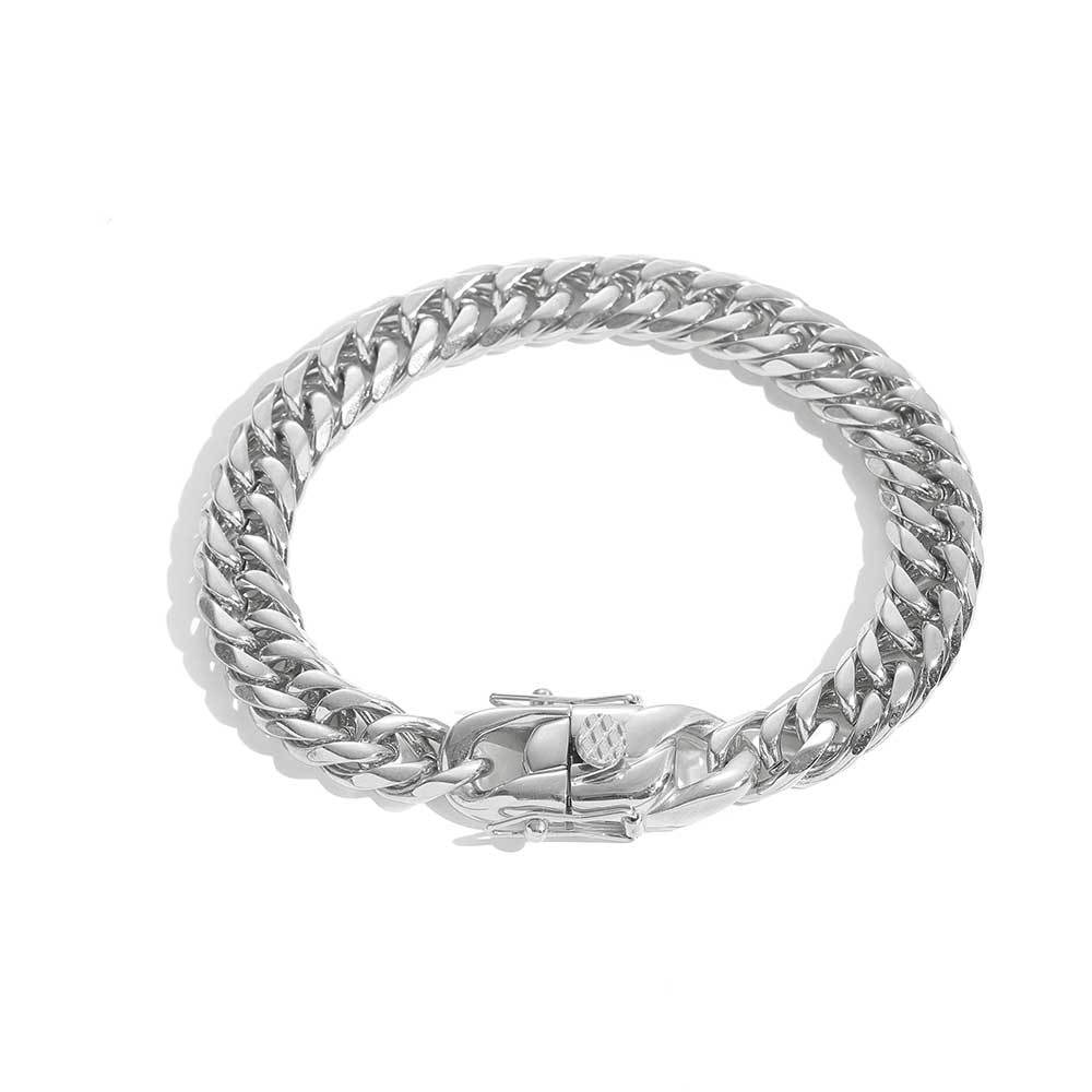 105g Weight Bracelets, Necklace Classification 1 Piece Quantity Daily Occasion Stainless Steel Material Geometric Pattern Unisex Gender Plating Design Simple Style Style Simple Style Geometric Stainless Steel Plating Bracelets Necklace 1 Piece 10