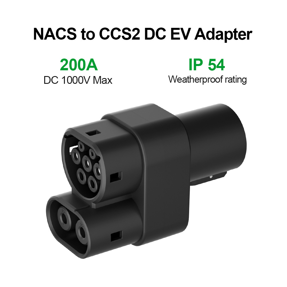 New Energy Electric Vehicle Charging Pile Adapter Tesla to Ccs2 European Standard Adapter Adapter