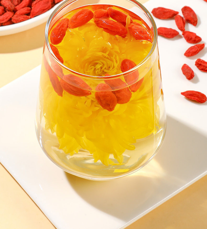Chrysanthemum & Goji Berry Tea (Jin Si Huang Ju + Gou Qi Zi) — 10 Individually Wrapped Herbal Tea Bags key features