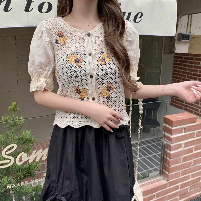 Summer knitted sweater