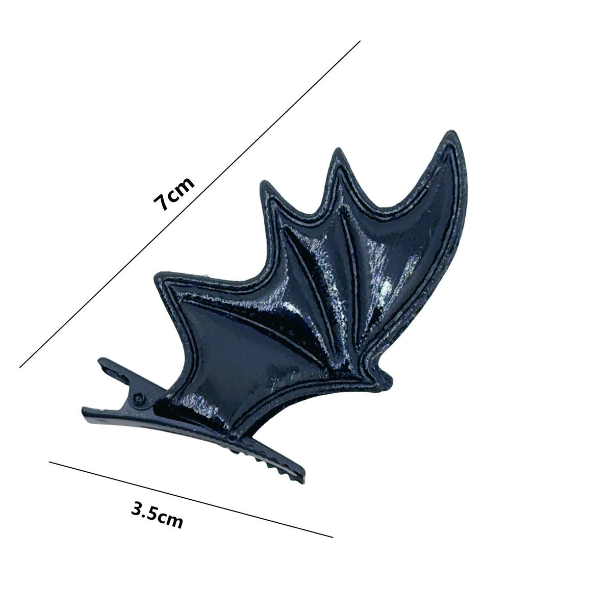 Halloween Bat Wing Hair Clips Funny Devil Skull Head Accessories_voghion.com