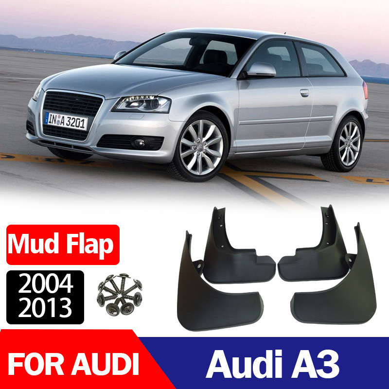 Suitable for Audi A3 Fenders, Audi A3 Tire Fenders, Mud Flaps, Car Accessories 2004-2013