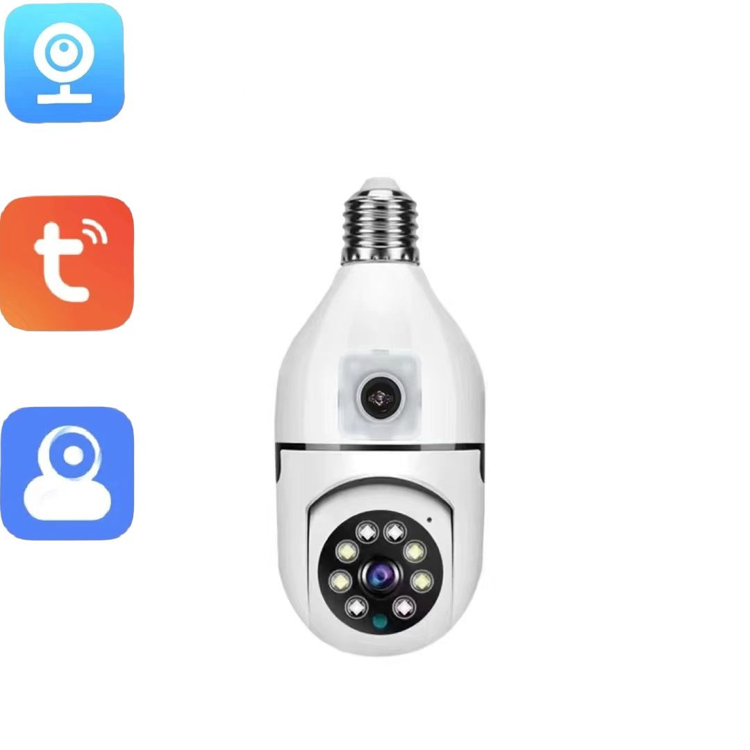 Cámara de bombilla explosiva de venta caliente 2 millones de graffiti inalámbrico nube hormiga a todo color seguimiento móvil alarma monitoreo de seguridad