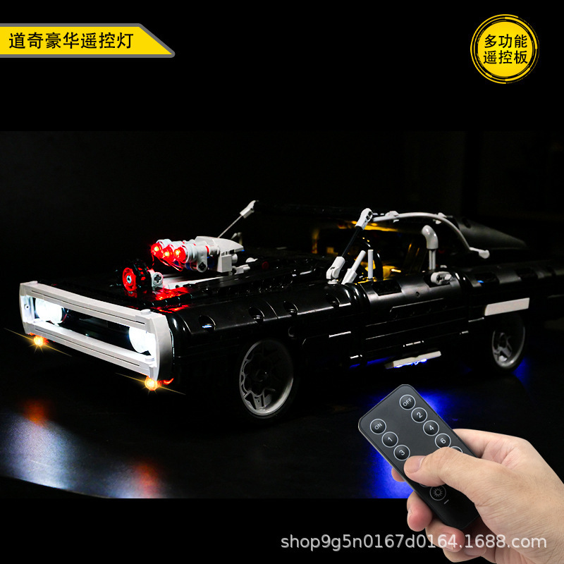 DIY building block lighting compatible with Lego 42111 Dodge warhorse speed and passion LED remote control lighting with lights