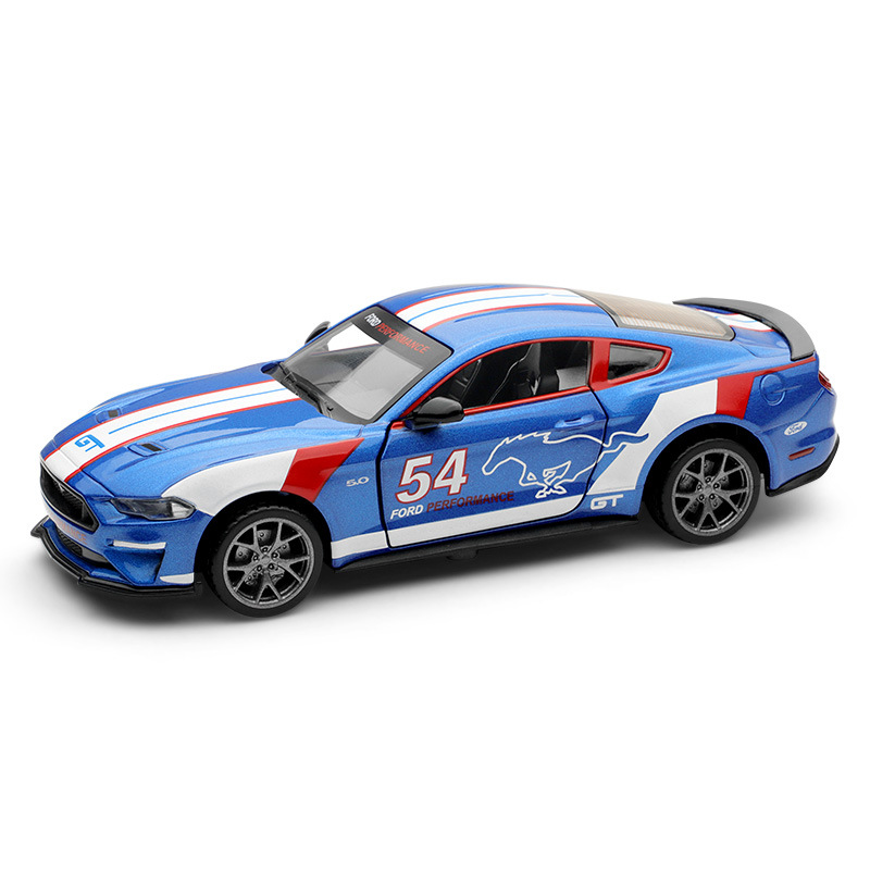 Modelo de Auto Deportivo Ford Mustang GT Escala 1:34 de Aleación con Retroceso para Colección