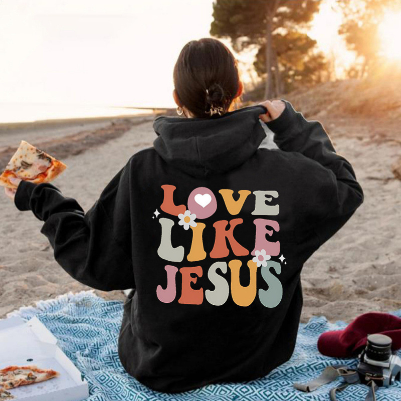 2024 foreign trade supply for Amazon and AliExpress: European and American men's and women's hooded sweatshirts, fleece-lined sweatshirts, new autumn and winter tops