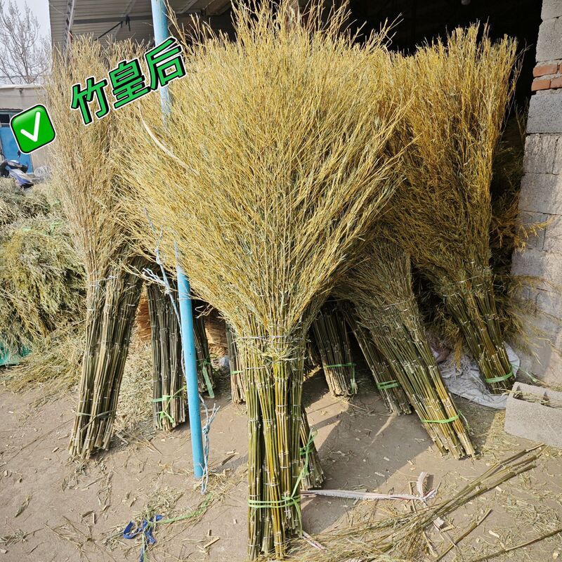 Large Bamboo Broom, Traditional Outdoor Cleaning Broom for Courtyards, Factories, Streets, Communities, Property Management, and Household Use