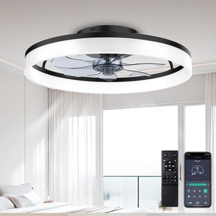 Zhongshan Lighting Amazon European and American Standard 110V Fan Ceiling Light Luxury Bedroom Fan Light Silent Dining Room Living Room