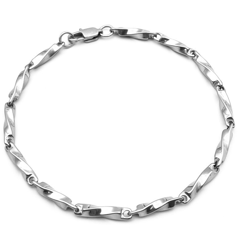 Mobius ring armband van titaniumstaal voor dames en heren_voghion.com