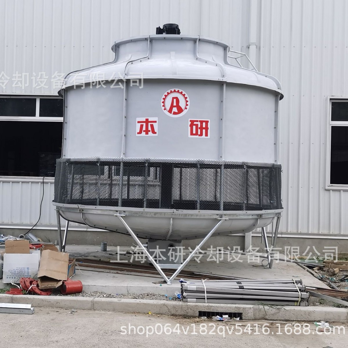 玻璃钢冷却塔 圆形冷却水塔耐腐蚀耐老化经济耐用