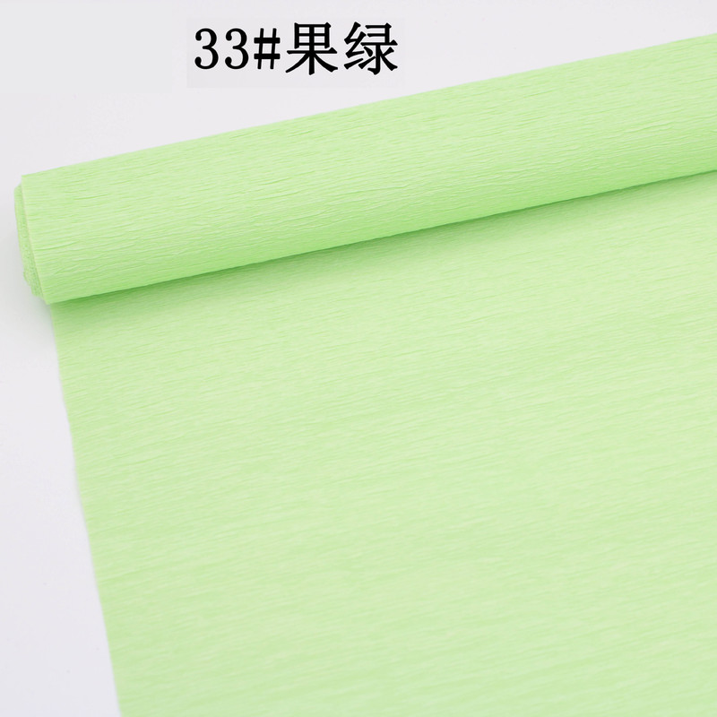 工厂直销跨境彩色皱纹纸褶皱卷边纸25cm*2.5m手工diy花艺制作材料|undefined
