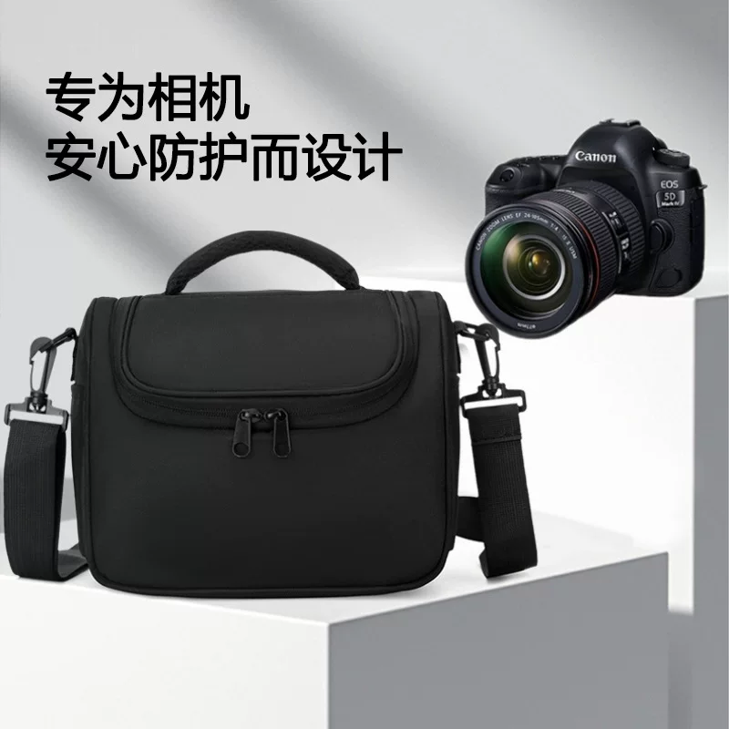 Сумка для камеры Canon, Nikon, Sony, объектив, совместная сумка через плечо