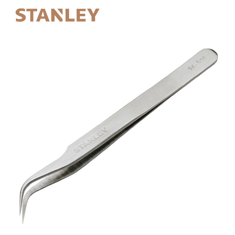 史丹利（Stanley）多功能专业镊子弯头短镊子118mm    94-516-23