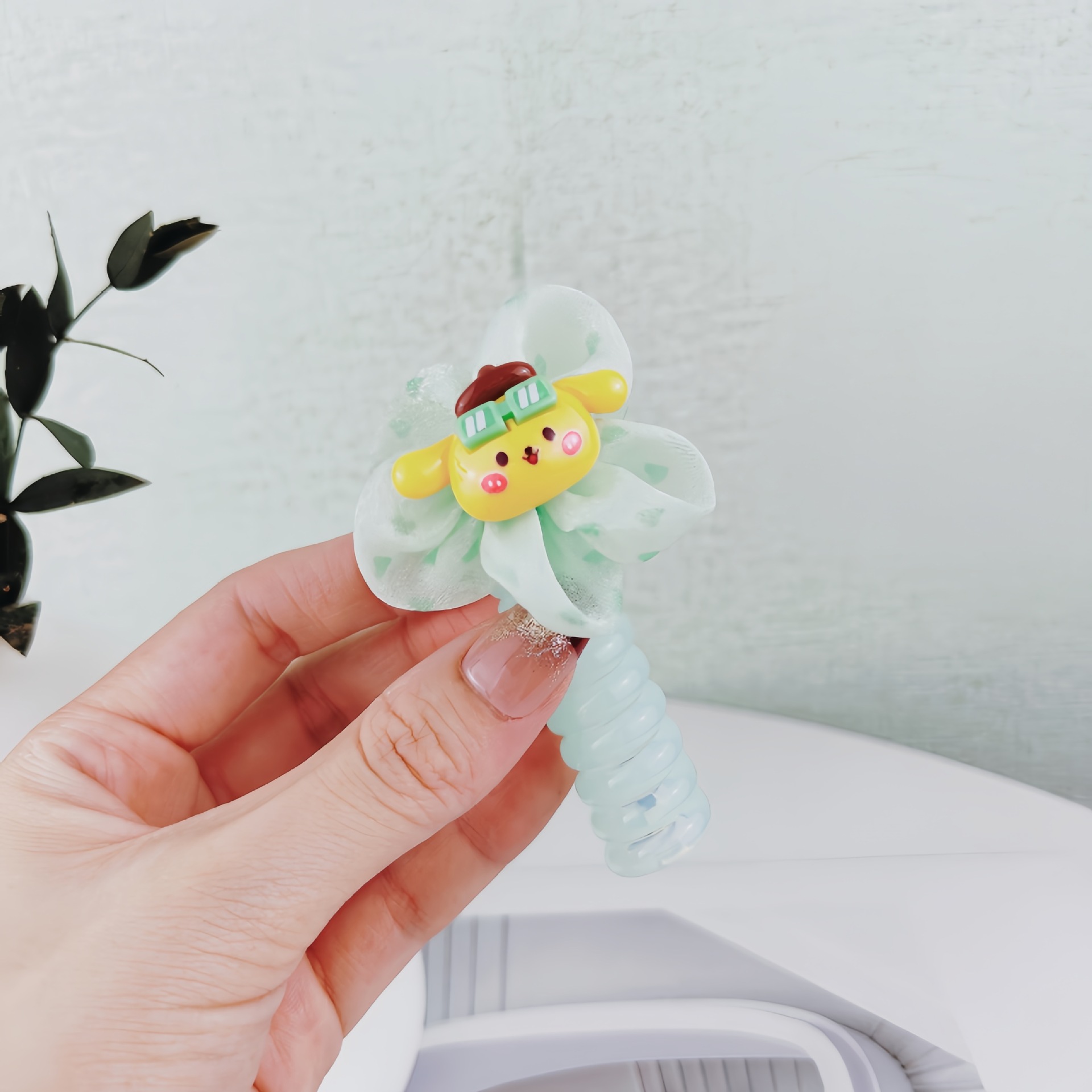 Niños bobinado línea telefónica anillo de cabello chica burbuja trenzada cuerda de cabello de alta elasticidad no daña el cabello 2024 nuevos accesorios para el cabello