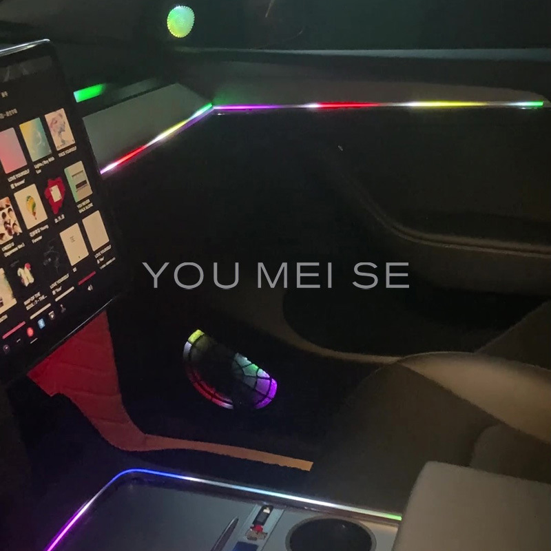 Car Ambient Lighting Is Suitable for Tesla Model Y 2017-2023 Ambient Light