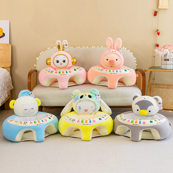 Summer silk cartoon plush sofa for baby