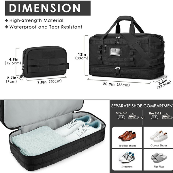 tactics luggage belt bag for traveling