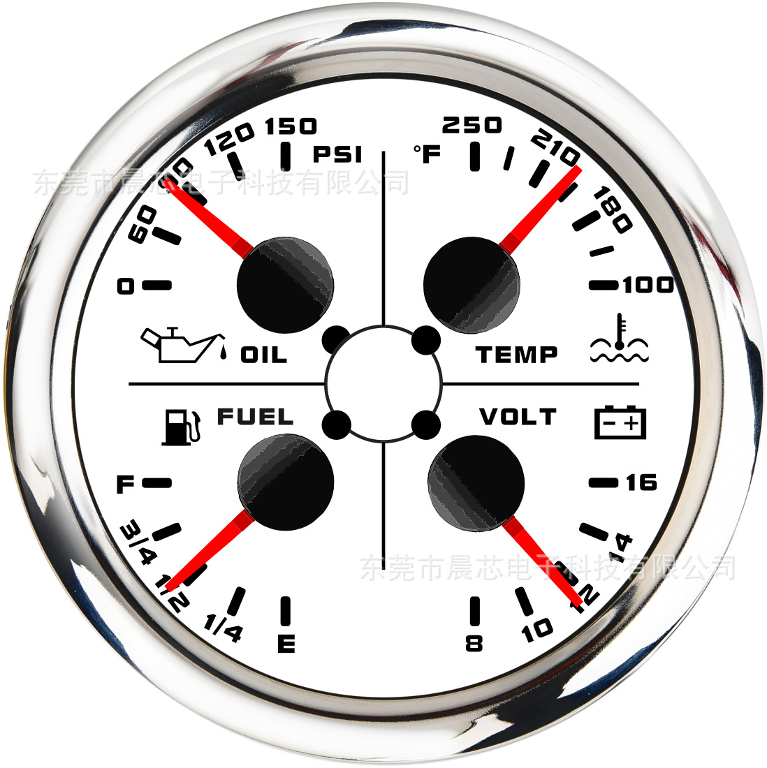 Temp, Oil Level, ESKN Other vehicle instruments - cx8244psi-8-16v