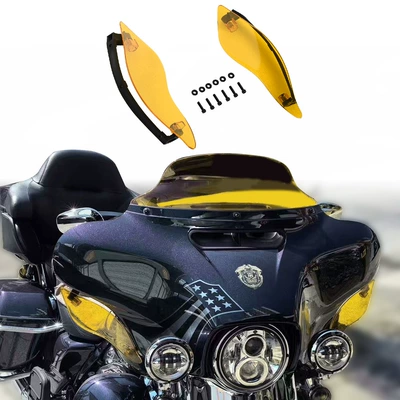 Windshield Suitable for Harley: Motorcycle front windshield - yellow