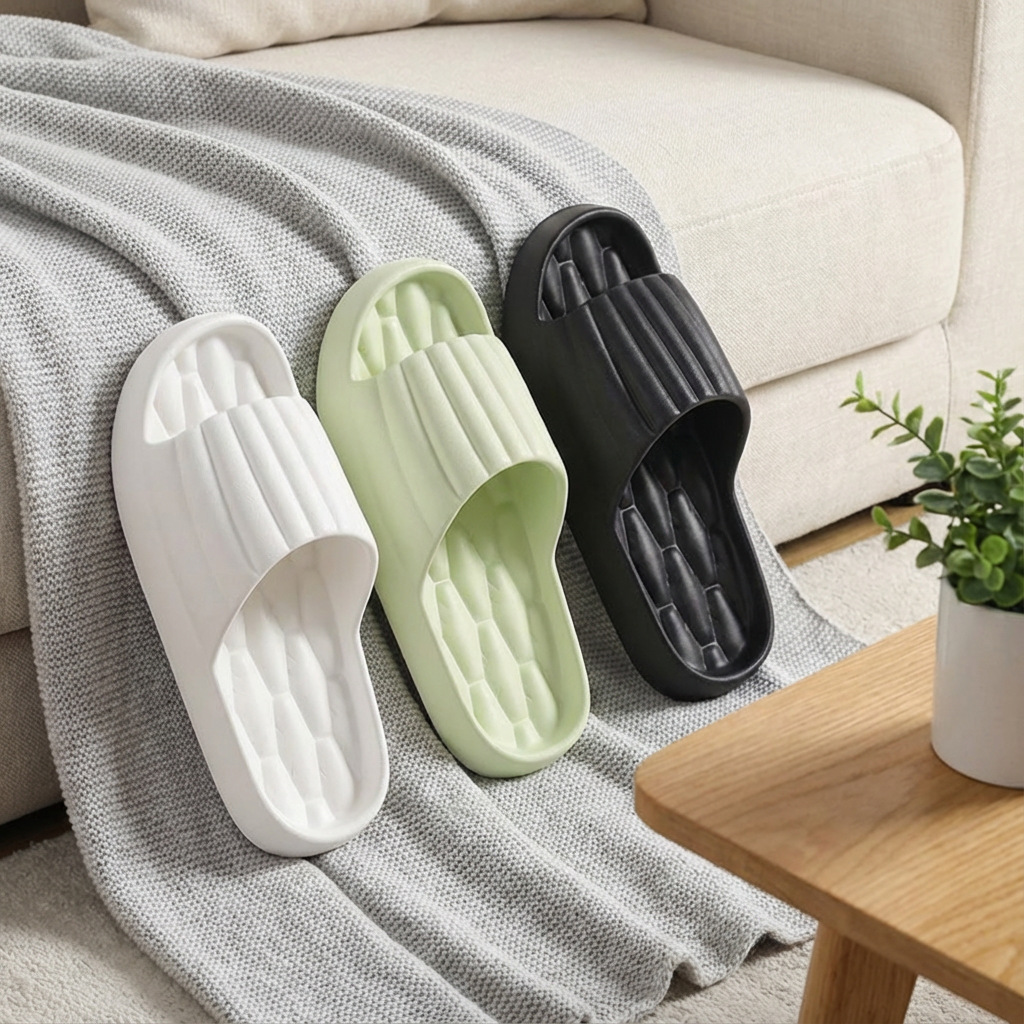 Women's Summer EVA Slippers, 2026 New Style, Indoor Home Bathroom Shower Anti-slip Silent Sandals for Men