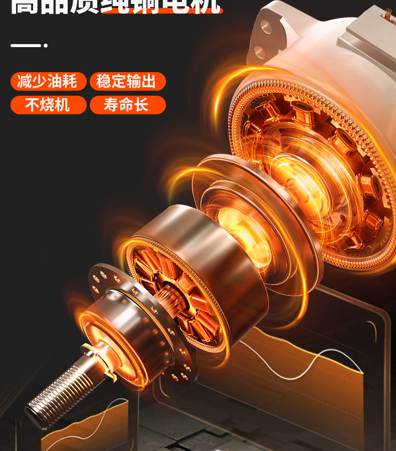 Senjiu 24V DC gasoline generator small silent large truck parking air conditioning with Bluetooth remote control electric start