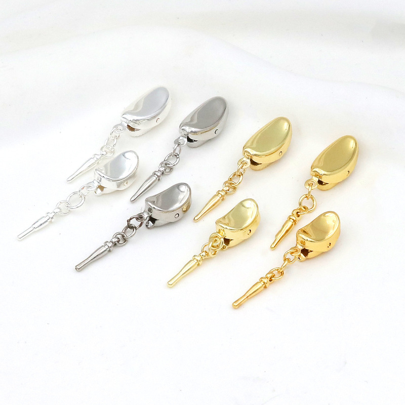 18K Gold Color-Preserving Connector Clasp for Pearl Bracelet and Necklace DIY Jewelry Accessories 18K Gold Color-Preserving Connector Clasp for Pearl Bracelet and Necklace DIY Jewelry Accessories