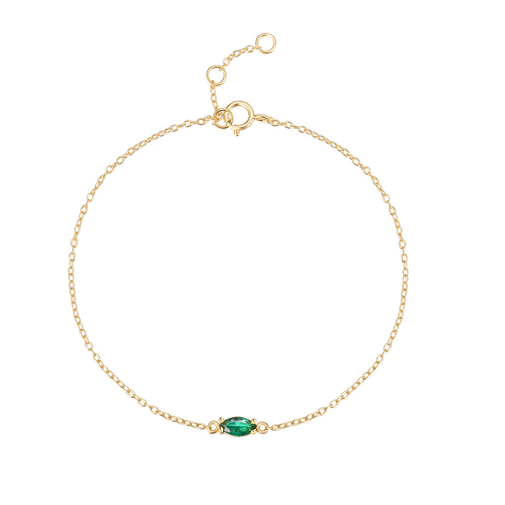 4g Weight Zircon Inlay Material Bracelets Classification 925 sterling silver Chain Material 1 Piece Quantity Daily Occasion 925 Sterling Silver Material Geometric Pattern Women's Gender Inlay Design Simple Style, Shiny Style 925 Sterling Silver Bracelets Simple Style Shiny 13